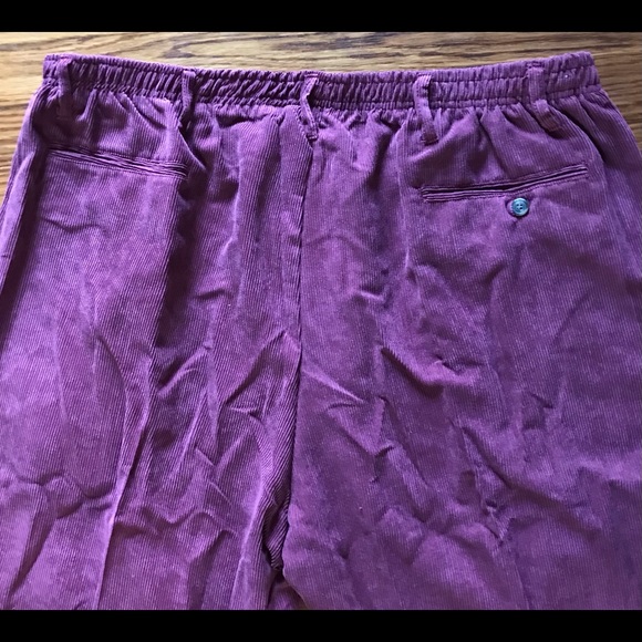 Haband Pants Nwt Habands Casual Joe Stretch Elastic Waist Corduroys